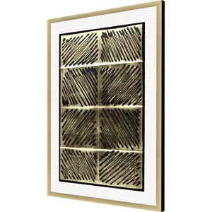 Galvanize in Gold II Framed Art