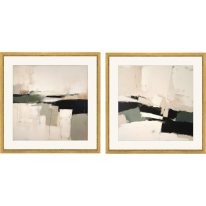 Lovely Landscape II S/2 Framed Art