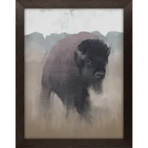 Roaming Buffalo Framed Art