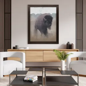 Roaming Buffalo Framed Art