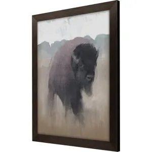 Roaming Buffalo Framed Art