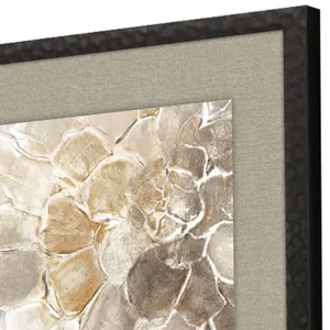 Golden Medallions S/2 Framed Art