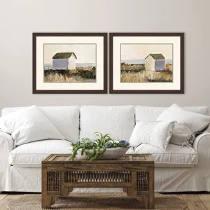 Seaside Shanty S/2 Framed Art