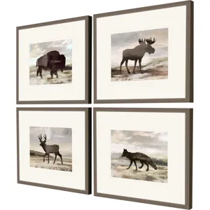 Wilderness Explorer S/4 Framed Art
