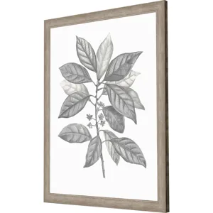 Silvered Leaves IV Framed Art