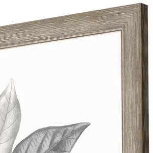 Silvered Leaves IV Framed Art
