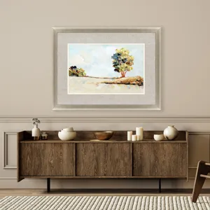 Sunlit Landscape Framed Art