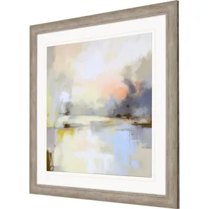 Misty Horizon I Framed Art