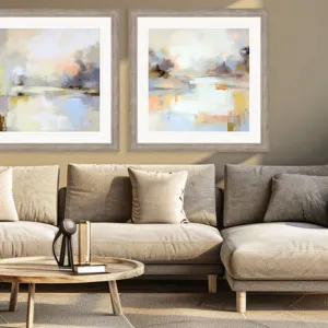 Misty Horizon II Framed Art