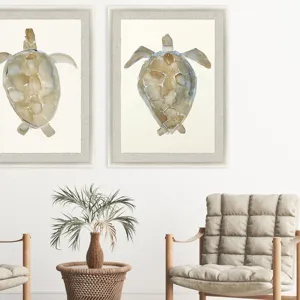 Neutral Turtle II Framed Art