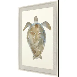 Neutral Turtle II Framed Art