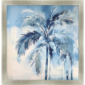 Indigo Paradise III Framed Art