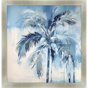 Indigo Paradise III Framed Art