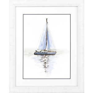Mirrored Sailboat I Framed Art