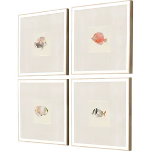 Coastal Medley S/4 Framed Art