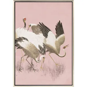 Curious Cranes - Preen - Canvas