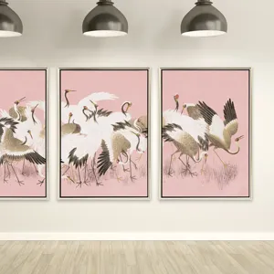 Curious Cranes - Preen - Canvas