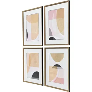 Curved Forms S/4 - Framed Art