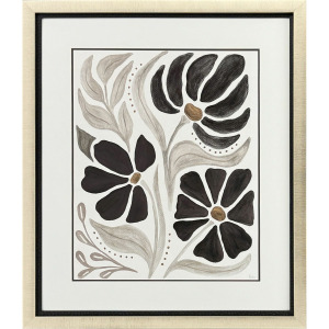 Modern Petals II - Framed Art