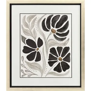 Modern Petals II - Framed Art