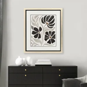 Modern Petals II - Framed Art