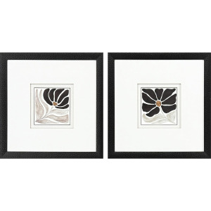 Modern Petals S/2 - Framed Art