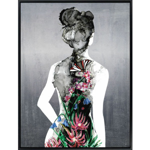Silhouette in Bloom I - Canvas