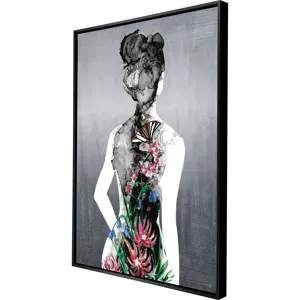 Silhouette in Bloom I - Canvas