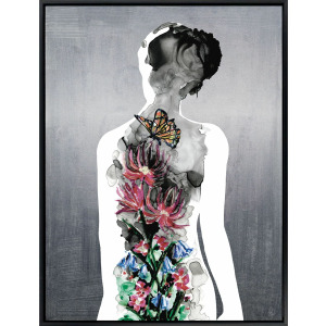 Silhouette in Bloom II - Canvas