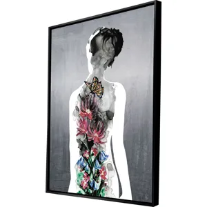 Silhouette in Bloom II - Canvas