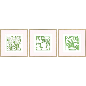 Minimal Moments II S/3 - Framed Art