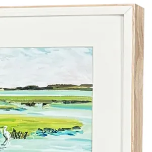 Dusky Marsh S/2 - Framed Art