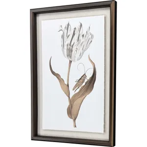 Gilded Tulip - Elegance - Framed Art
