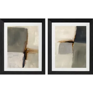Segmented Neutrality S/2 - Framed Art
