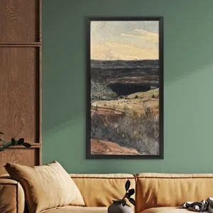 Rolling Fields I - Framed Art