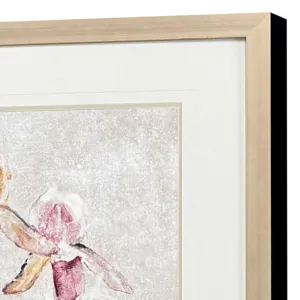 Purple Dancing Orchid I - Framed Art