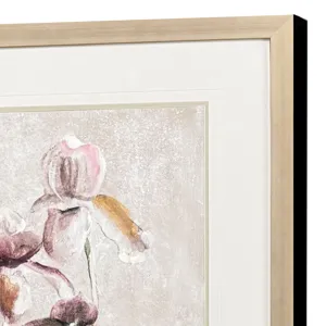 Purple Dancing Orchid II - Framed Art