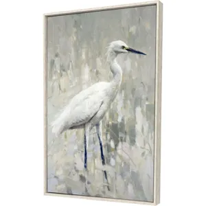 White Egret - Canvas