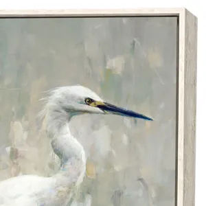 White Egret - Canvas
