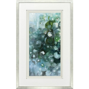 Emerald Constellation I - Framed Art