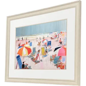 Summer Days on Beach I - Framed Art