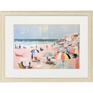 Summer Days on Beach VI - Framed Art