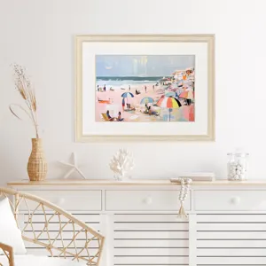 Summer Days on Beach VI - Framed Art