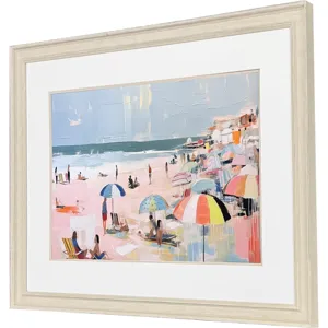 Summer Days on Beach VI - Framed Art
