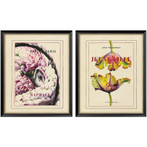 Le Fleur II S/2 Framed Art