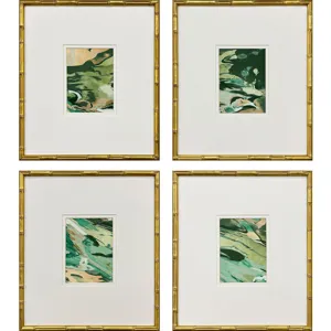 Verdant Fusion S/4 Framed Art