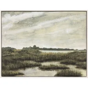 Overcast Inlet I Canvas