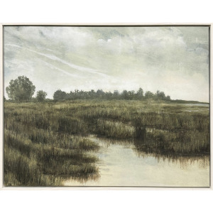 Overcast Inlet II Canvas