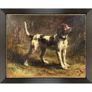 Limier Briquet Hound Framed Art
