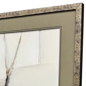 Melding Titanium S/2 Framed Art